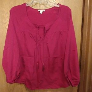 Maroon blouse